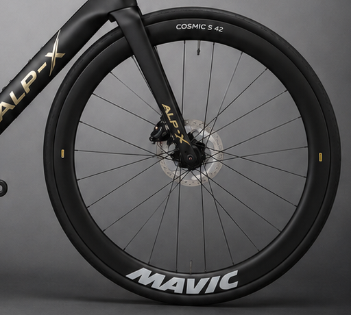 ALP-X RS3 | Vélo de route aérodynamique en carbone | Shimano 105 Di2 |Mavic COSMIC S 42 |Assemblé en Suisse