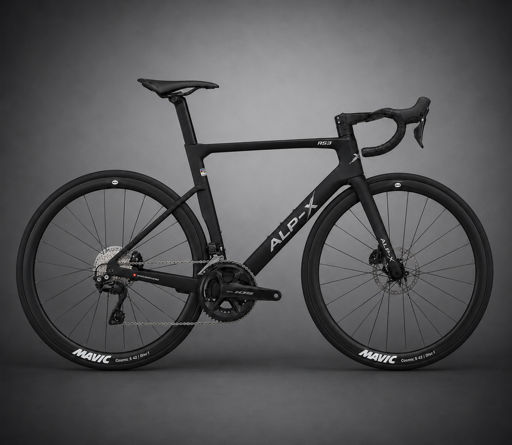 ALP-X RS3 |Aero Carbon Road Bike |Shimano 105 Di2 |Mavic COSMIC S 42 |Swiss Assembled